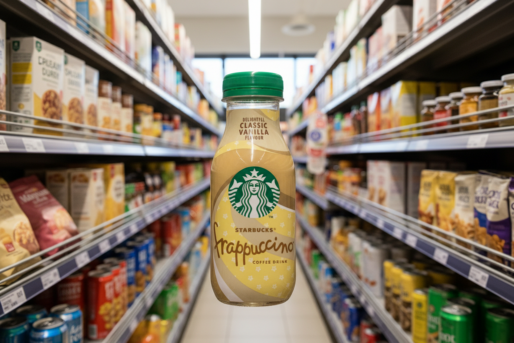 Starbucks Frappuccino Vanilla Coffee Drink 250ml 8 Pack
