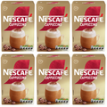 6 x Nescafe Cappuccino Frothy Coffee Sachets