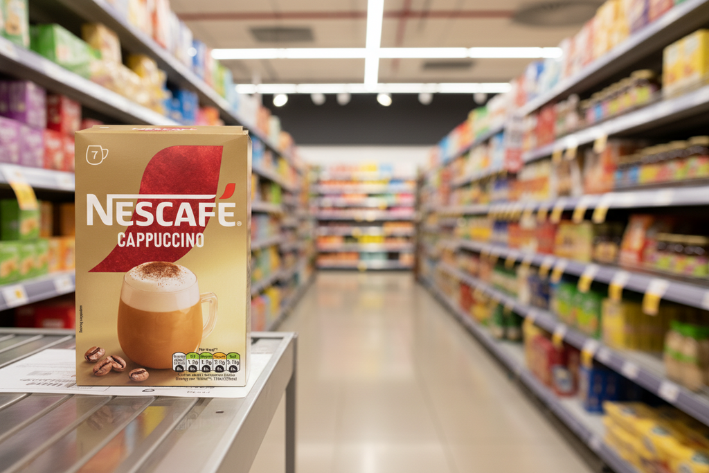 6 x Nescafe Cappuccino Frothy Coffee Sachets