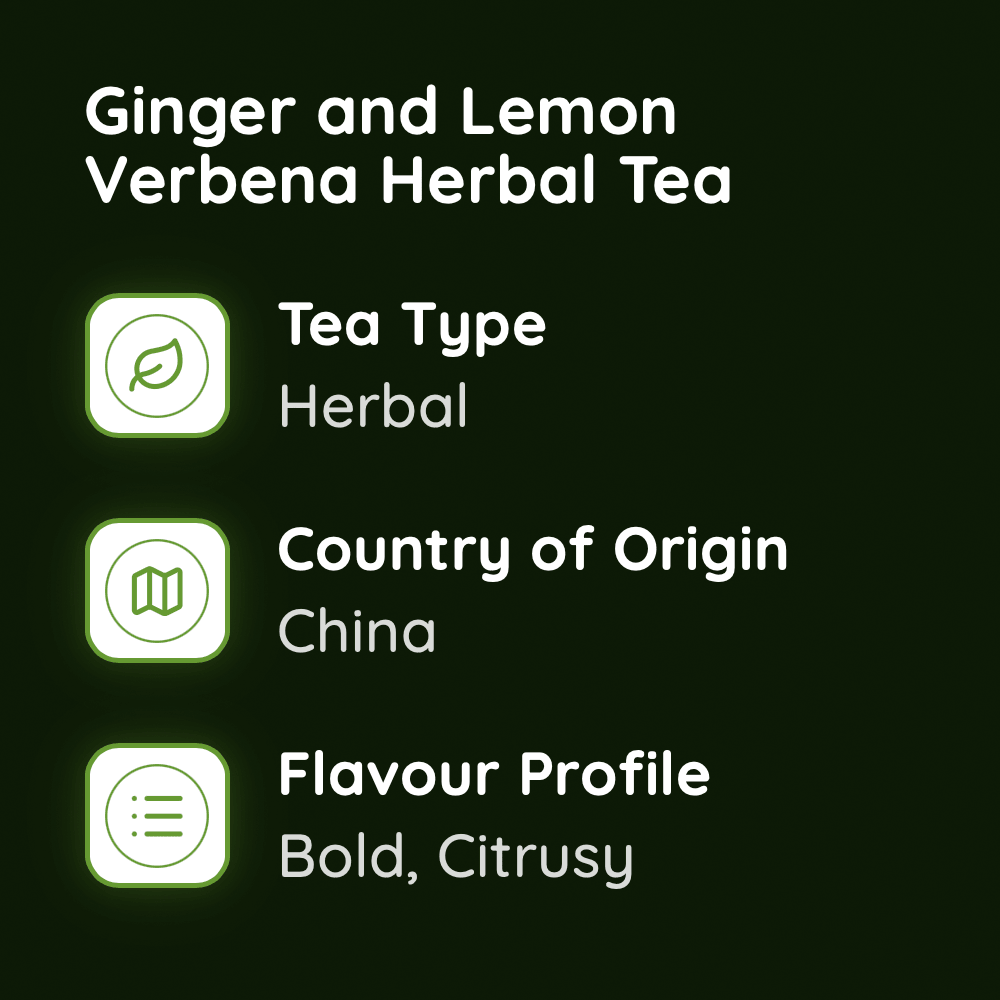 Ginger and Lemon Verbena Herbal Tea