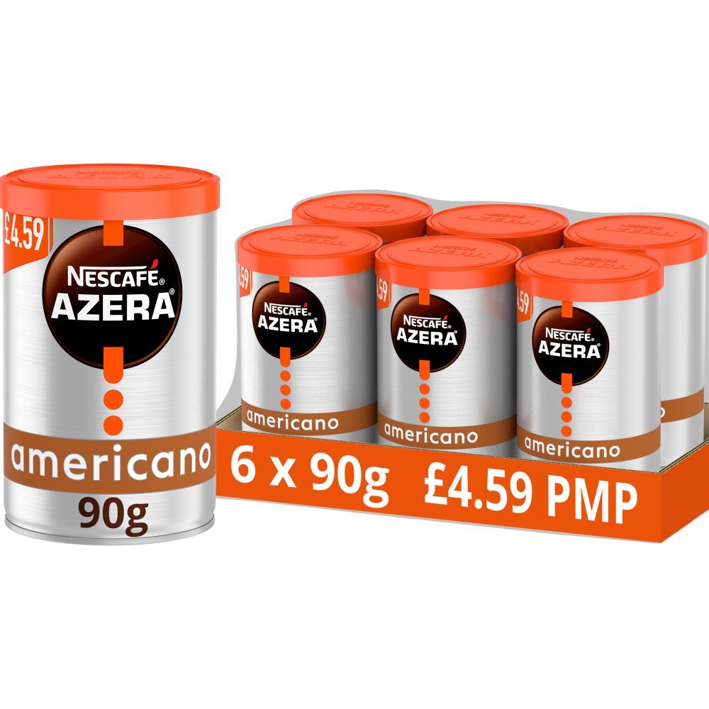 Nescafe Azera Americano Instant Coffee 90g (Case of 6)